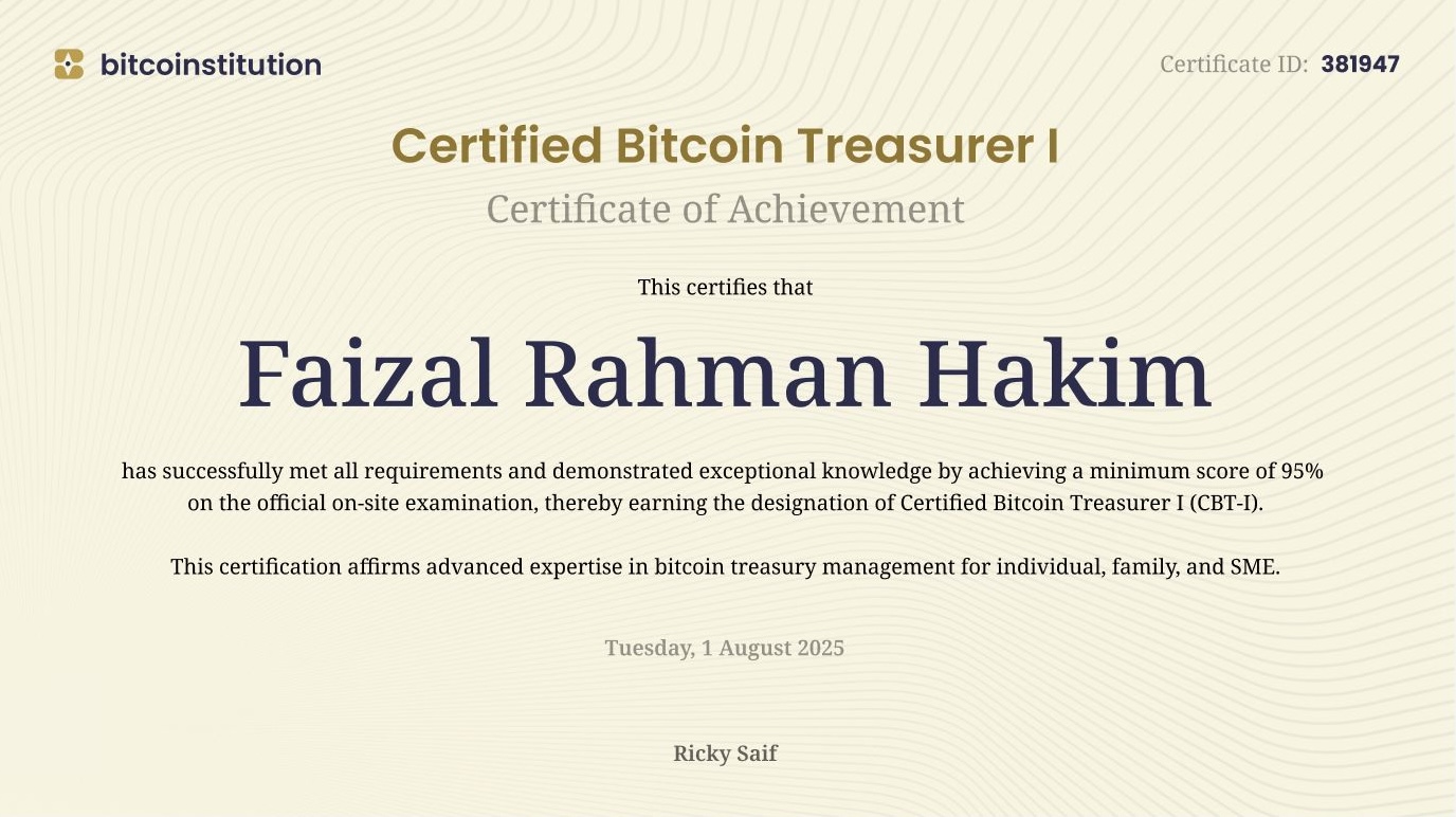 certificate example